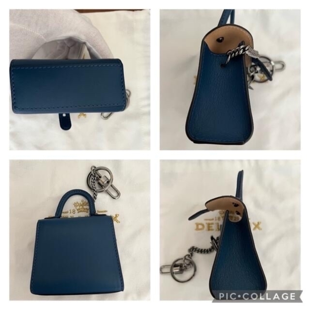 【極美品】DELVAUX デルボー  デルヴォー　バッグチャーム キーリング 5