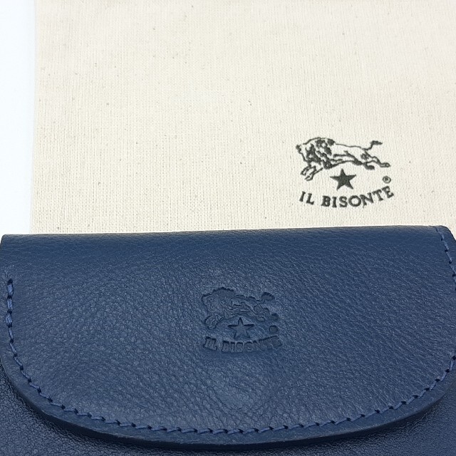 IL BISONTE(イルビゾンテ)の【新品】IL BISONTE　イルビゾンテ　財布　青 レディースのファッション小物(財布)の商品写真