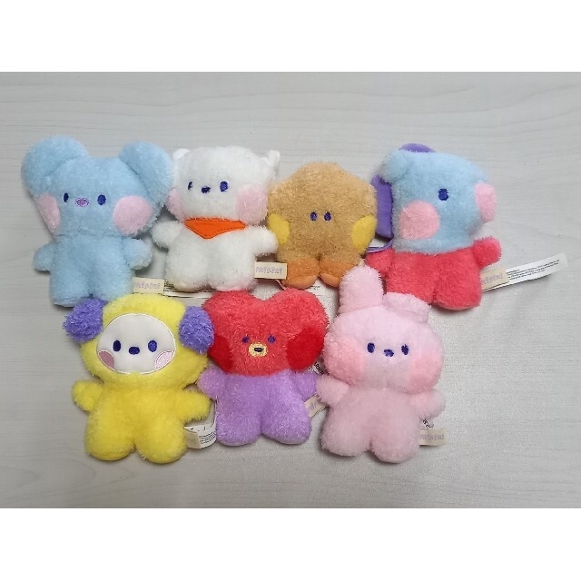 防弾少年団(BTS)(ボウダンショウネンダン)のBT21 minini ミニニ ぬいぐるみ S［7点セット］ エンタメ/ホビーのタレントグッズ(アイドルグッズ)の商品写真