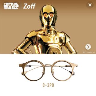 ゾフ(Zoff)のk16様専用　C-3PO  モデル Zoff ゾフ　C3POモデル(サングラス/メガネ)