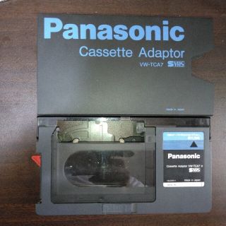 パナソニック(Panasonic)のVHS-Cカセットアダプター　Panasonic VW-TCA7(ビデオカメラ)