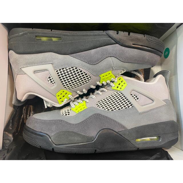 メンズNIKE AIR JORDAN 4 RETRO SE VOLT US9 新品