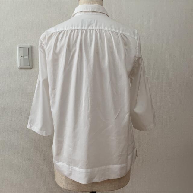 MARGARET HOWELL(マーガレットハウエル)の新品未使用MARGARET HOWELLシャツ（七分袖丈） レディースのトップス(Tシャツ(長袖/七分))の商品写真
