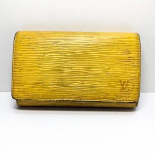 ルイヴィトン(LOUIS VUITTON)のルイヴィトン 2つ折り財布 エピ M63509(財布)