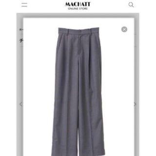 machatt チンツストレートパンツ(カジュアルパンツ)