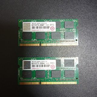 トランセンド(Transcend)のTranscend メモリ 4GB×2枚 DDR3-1333 PC-10600(PCパーツ)