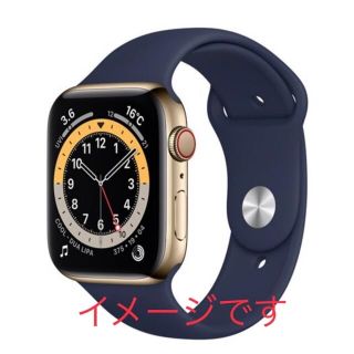 アップルウォッチ(Apple Watch)のApple Watch Series 6 LTE ゴールドステンレス44mm(その他)