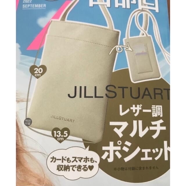 JILLSTUART(ジルスチュアート)のゼクシィ 9月号付録 レザー調マルチポシェット　マイメロディ　クリアファイル付 レディースのバッグ(ショルダーバッグ)の商品写真