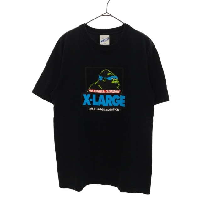 XLARGE(エクストララージ)のX-LARGE エクストララージ LA OGゴリラ プリント半袖Tシャツ 0134104 ブラック メンズのトップス(Tシャツ/カットソー(半袖/袖なし))の商品写真