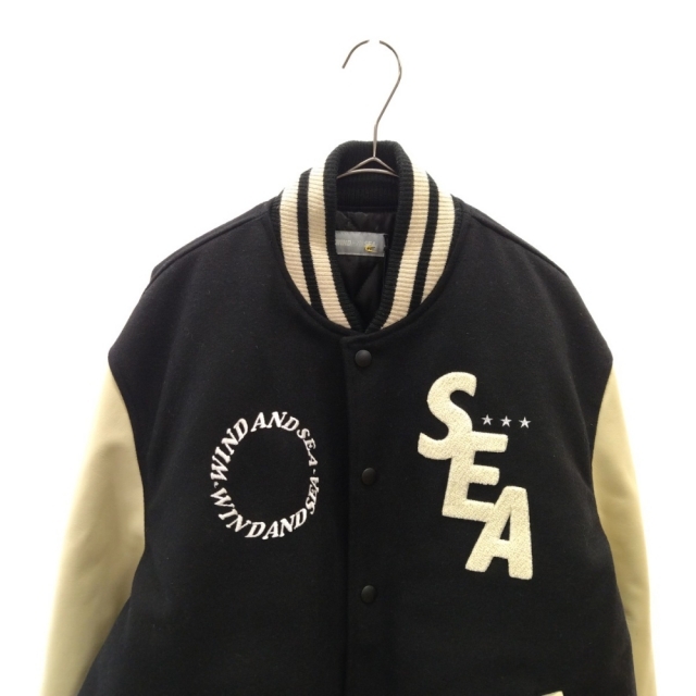WIND AND SEA - WIND AND SEA ウィンダンシー Varsity Jacket 3 WIND AND SEA - WIND AND SEA ウィンダンシー Varsity Jacket 3