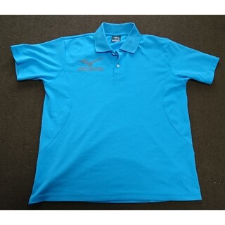 ミズノ(MIZUNO)のMIZUNO ミズノ ポロシャツ  スポーツウェア 半袖  水色(ポロシャツ)