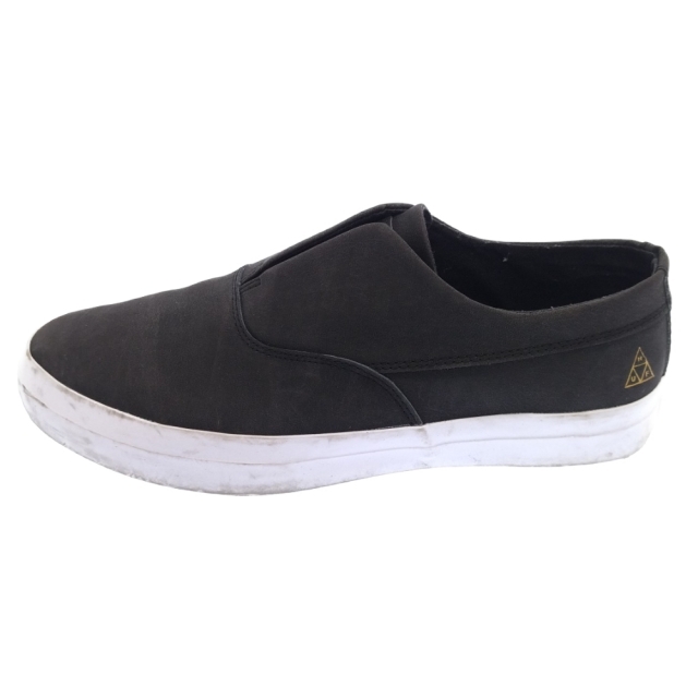 HUF(ハフ)のHUF ハフ Dylan Slip On スウェードスリッポン ローカットスニーカー ブラック US10 メンズの靴/シューズ(スニーカー)の商品写真