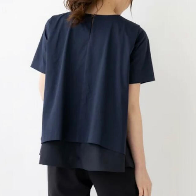 Sono - 22ss 今季品 sono ネイビー レイヤードブラウス 紺色の