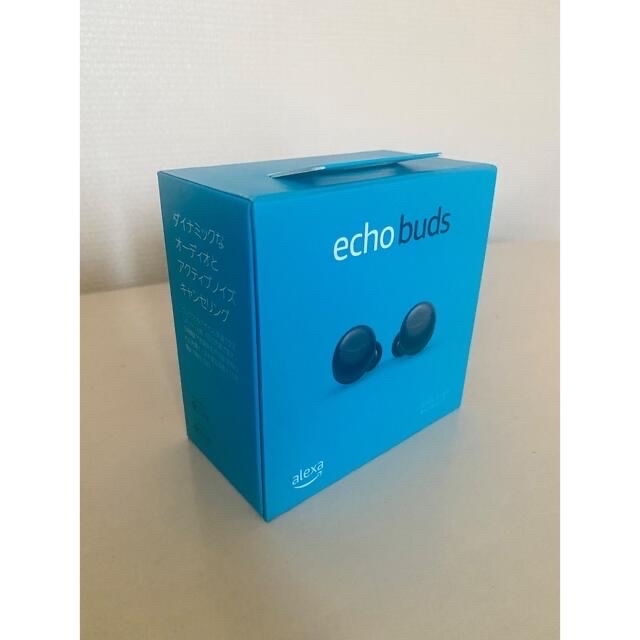 ECHO(エコー)の【アヤコ様専用】Amazon Echo Buds (エコーバッズ) 第2世代 スマホ/家電/カメラのオーディオ機器(ヘッドフォン/イヤフォン)の商品写真