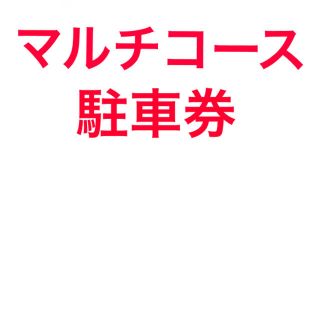 スーパーgt super gt rd4富士　マルチコース駐車券(モータースポーツ)