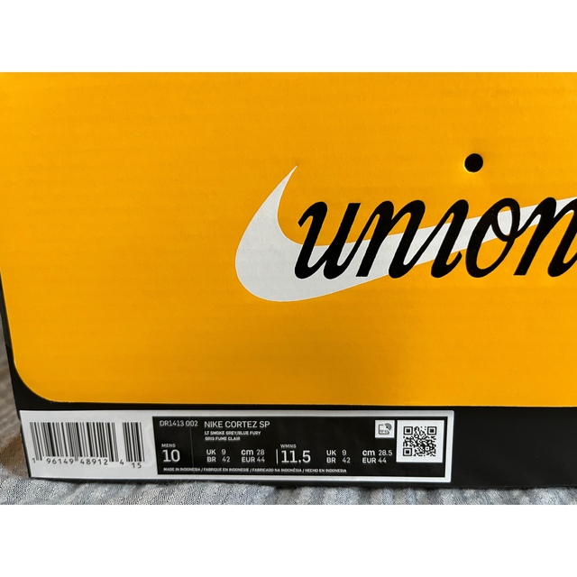 Union × Nike Cortez Light Smoke 28cm