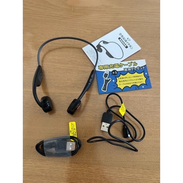 Mongeese 空気伝導ヘッドホン Bluetooth イヤホン の通販 by ふぁいん