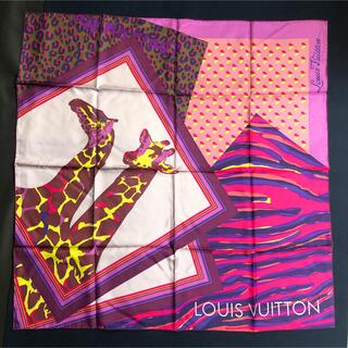 ルイヴィトン(LOUIS VUITTON)の値下げ✩ルイヴィトン 大判スカーフ 新品 未使用 LOUIS VUITTON(バンダナ/スカーフ)