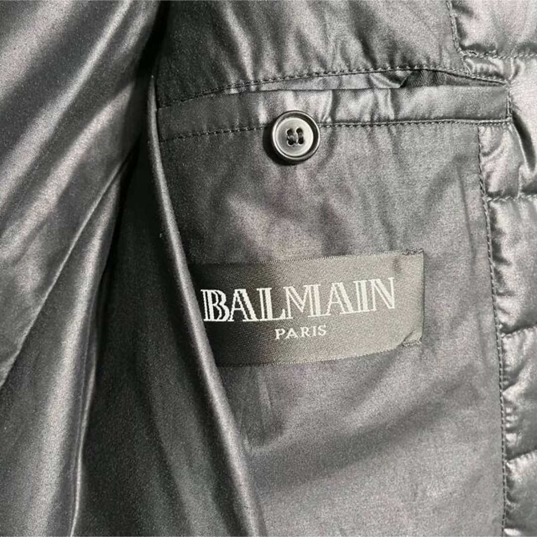 BALMAIN(バルマン)のBALMAIN バイカーダウンジャケット 44 メンズのジャケット/アウター(ダウンジャケット)の商品写真