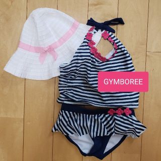 ジンボリー(GYMBOREE)のGYMBOREE⭐水着⭐スイムウェア⭐セパレート⭐帽子セット⭐新品(水着)