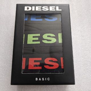 ディーゼル(DIESEL)のディーゼルコットントランクス 新品未使用 黒 ３枚セット Ｓ ラスト(トランクス)