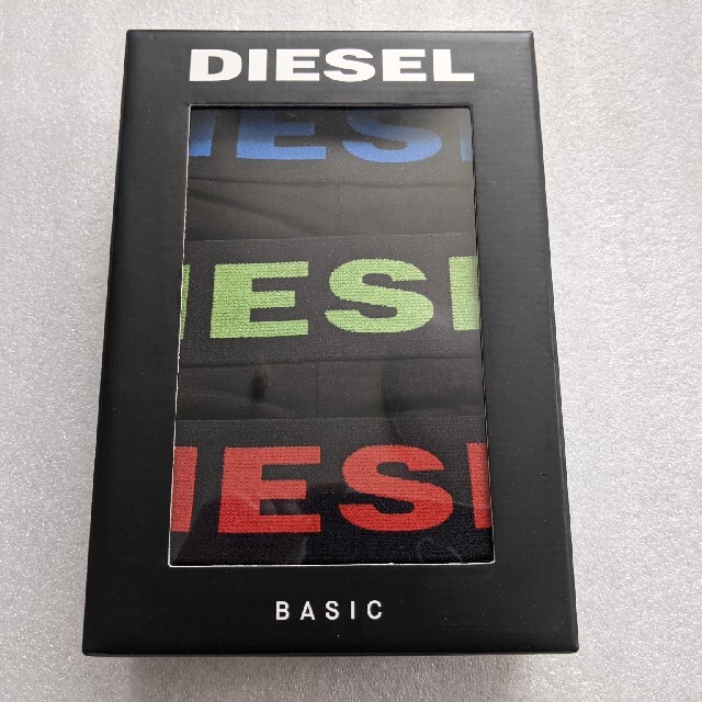 DIESEL(ディーゼル)のディーゼルコットントランクス 新品未使用 黒 ３枚セット メンズのアンダーウェア(トランクス)の商品写真