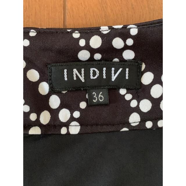INDIVI(インディヴィ)のINDIVI インディヴィ ワンピース 36 レディースのワンピース(ひざ丈ワンピース)の商品写真