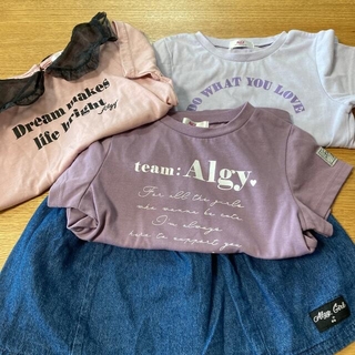 アルジー(ALGY)の【ALGY】サイズ120 Tシャツ&スカート(Tシャツ/カットソー)