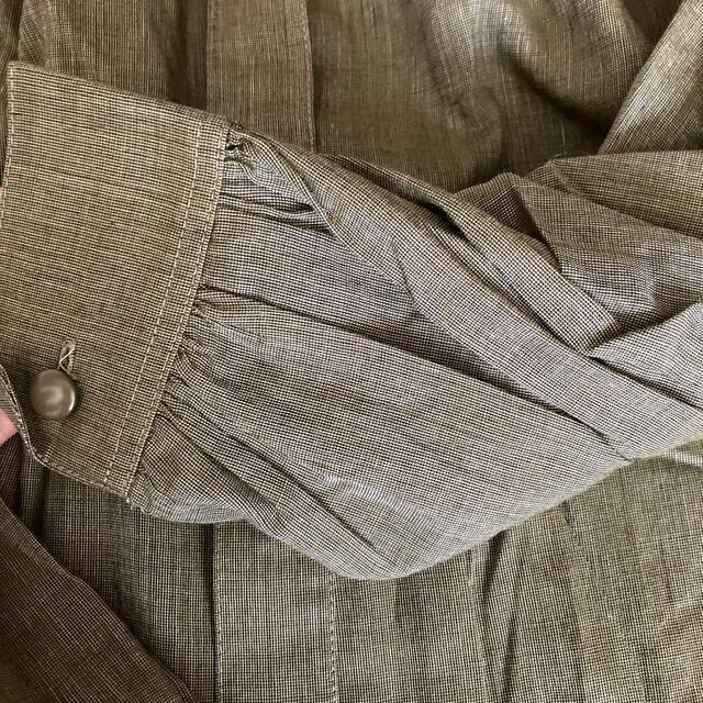 Christian Dior(クリスチャンディオール)のクリスチャンディオール　リネン混　ブラウス レディースのトップス(シャツ/ブラウス(長袖/七分))の商品写真