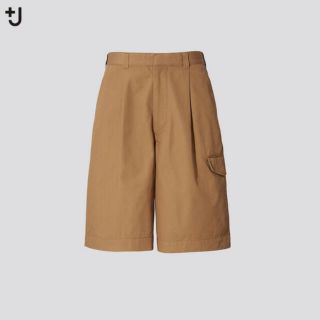 ユニクロ(UNIQLO)のワイドフィットカーゴハーフパンツ　XSサイズ　UNIQLOジルサンダー(ショートパンツ)