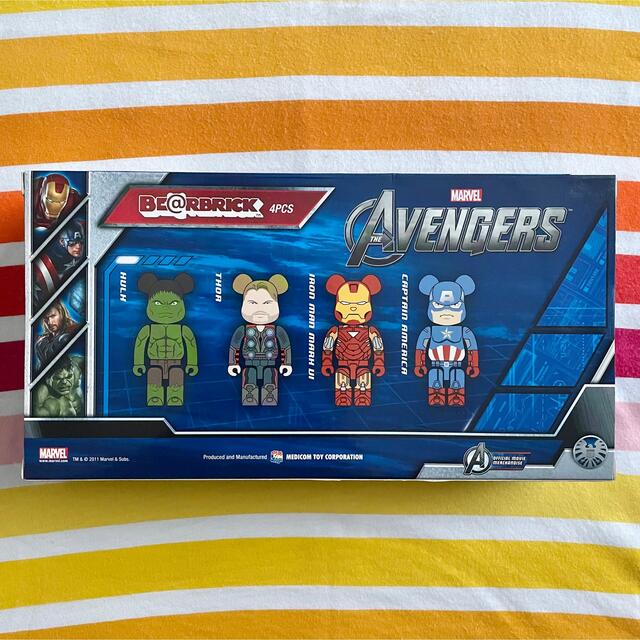 低価 BE@RBRICK - AVENGERS BE@RBRICK 4体セット アベンジャーズ ベア