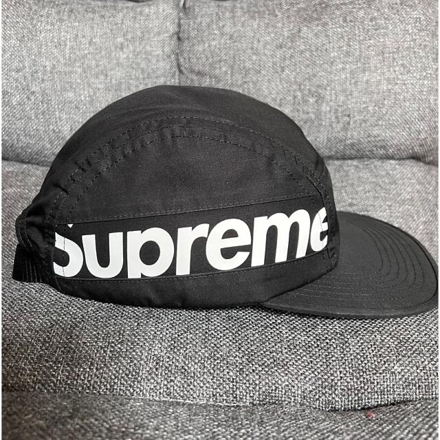 黒 タグ付き Supreme Side Panel Camp Cap