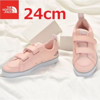 ザノースフェイス(THE NORTH FACE)の1着限定❗ ノースフェイス スニーカー シューズ ピンク 24cm K345B(スニーカー)