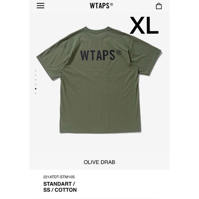 メンズWTAPS 22SS STANDART OD XL 新品未使用