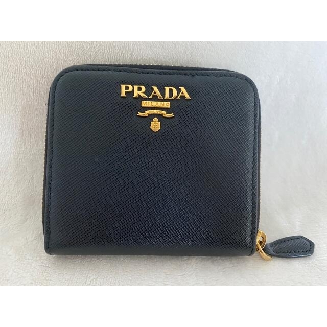 PRADA(プラダ)のPRADA 二つ折り財布 サフィアーノ  レディースのファッション小物(財布)の商品写真