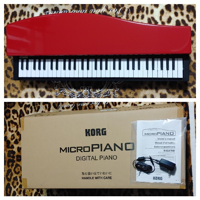 KORG - KORG MICROPIANO マイクロピアノ ミニ鍵盤61鍵 レッド コルグの通販 by オシムチルドレン｜コルグならラクマ