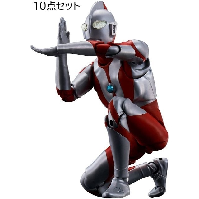 BANDAI(バンダイ)の10点セット  S.H.Figuarts 真骨彫製法 ウルトラマン エンタメ/ホビーのフィギュア(特撮)の商品写真