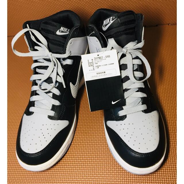 NIKE DUNKHIGH BLACK/WOLF GREY-WHITE 27cm