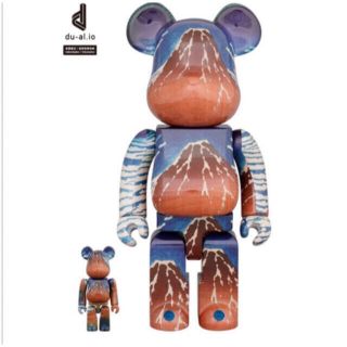 ベアブリック(BE@RBRICK)のBE@RBRICK 葛飾北斎 「冨嶽三十六景 凱風快晴」100％ & 400％(その他)