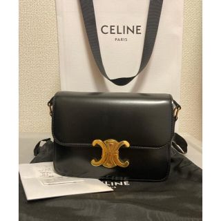 セリーヌ(celine)の専用　セリーヌ　ティーン トリオンフバッグ　ブラック(ショルダーバッグ)