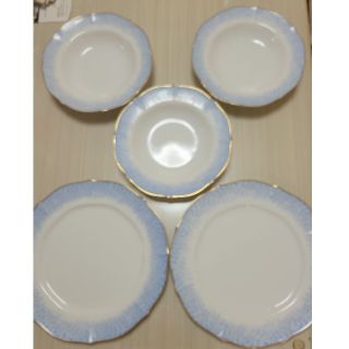 ロイヤルアルバート(ROYAL ALBERT)のノリタケ ダイヤモンドコレクション計5点 フラワーインドリーム大皿2 ボール3(食器)