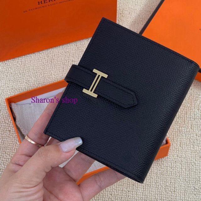 HERMES エルメス 二つ折り 財布 ブラック 商品の状態 特価商品