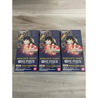 ワンピース(ONE PIECE)のワンピース カードゲーム ロマンスドーン  新品未開封　3box(Box/デッキ/パック)