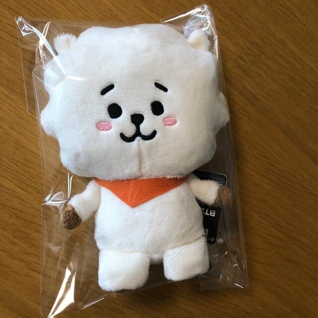 防弾少年団(BTS)(ボウダンショウネンダン)のBTS bt21 ぬいぐるみ　railway journey RJ エンタメ/ホビーのおもちゃ/ぬいぐるみ(キャラクターグッズ)の商品写真