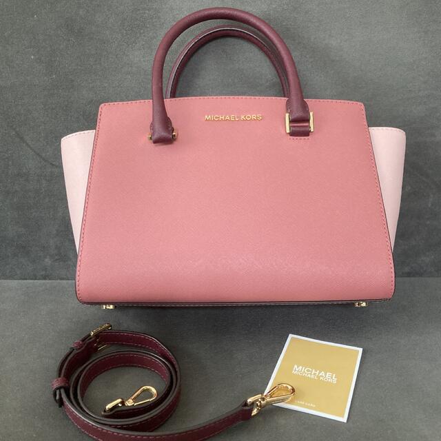 28%割引 国内在庫 Michael Kors - マイケルコース ハンドバッグ 公式日本版 ショルダーバッグ マイケルコース KORS MICHAEL 1点のみ‼︎新品 ★ ショルダーバッグ