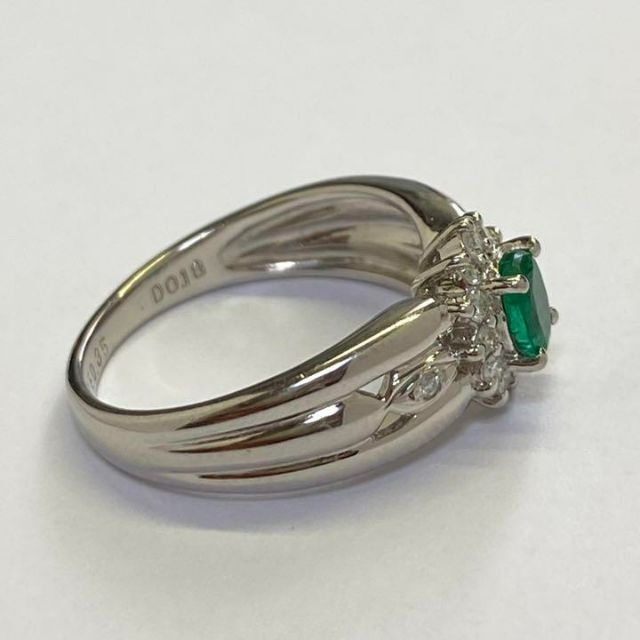 Pt900 天然エメラルドリング E0.35ct サイズ12.5号 5.6g-dypamak.org