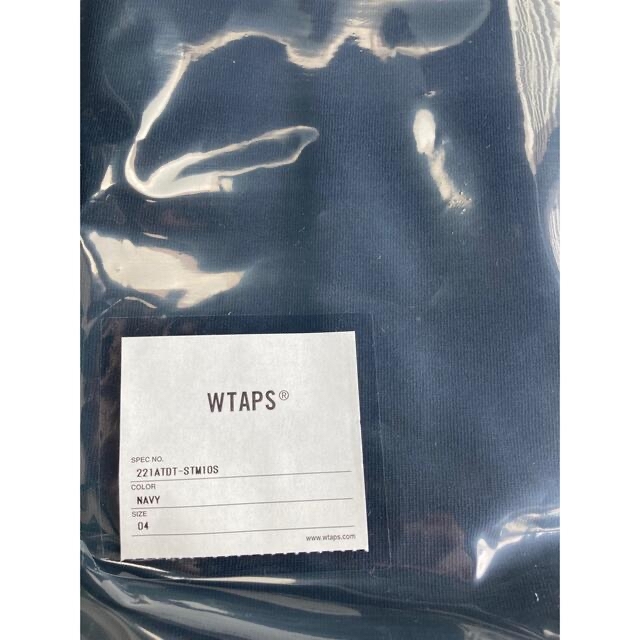 W)taps(ダブルタップス)のWTAPS STANDARD Tシャツ　XLサイズ　ネイビー　ダブルタップス メンズのトップス(Tシャツ/カットソー(半袖/袖なし))の商品写真