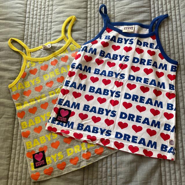 DREAMBABYS(ドリームベイビーズ)のキャミタンク キッズ/ベビー/マタニティのキッズ服女の子用(90cm~)(Tシャツ/カットソー)の商品写真