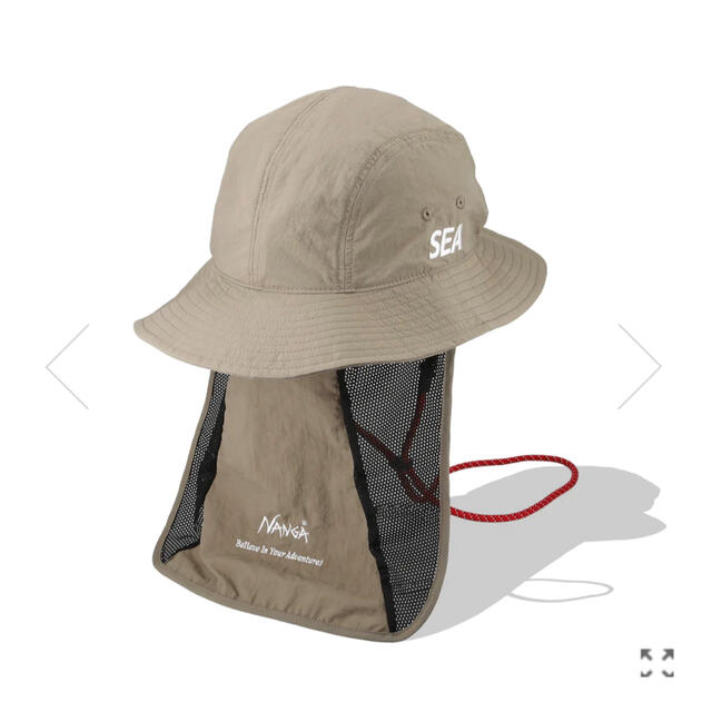 NANGA x WDS Nylon Tusser Hat MOCHA | hartwellspremium.com