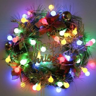  イルミネーションライト 小さなボールLEDライト 電池式 ストリングスライト(その他)